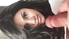 This hot Indian Beauty is addicted to eat my cock and swallow my warm cum