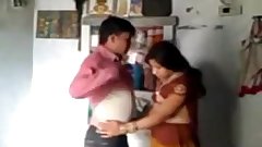 Indian Wife and Husband in Romantic Mood